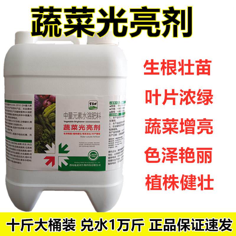 蔬菜通用光亮剂增加靓丽进口激发素生长快增嫩增亮一喷绿蔬菜肥料