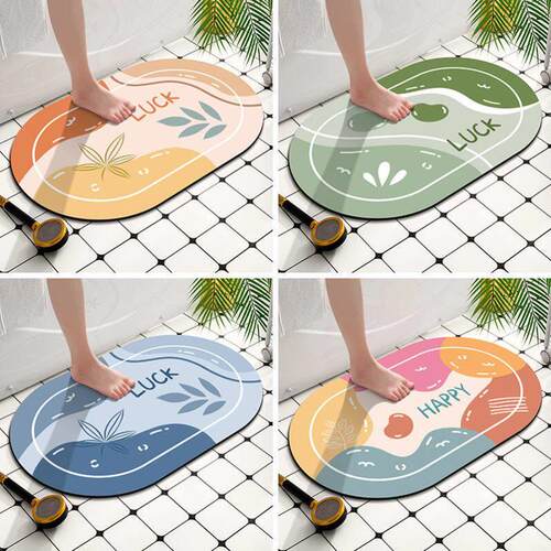 Hollow bathroom anti slip floor mat toilet carpet plastic