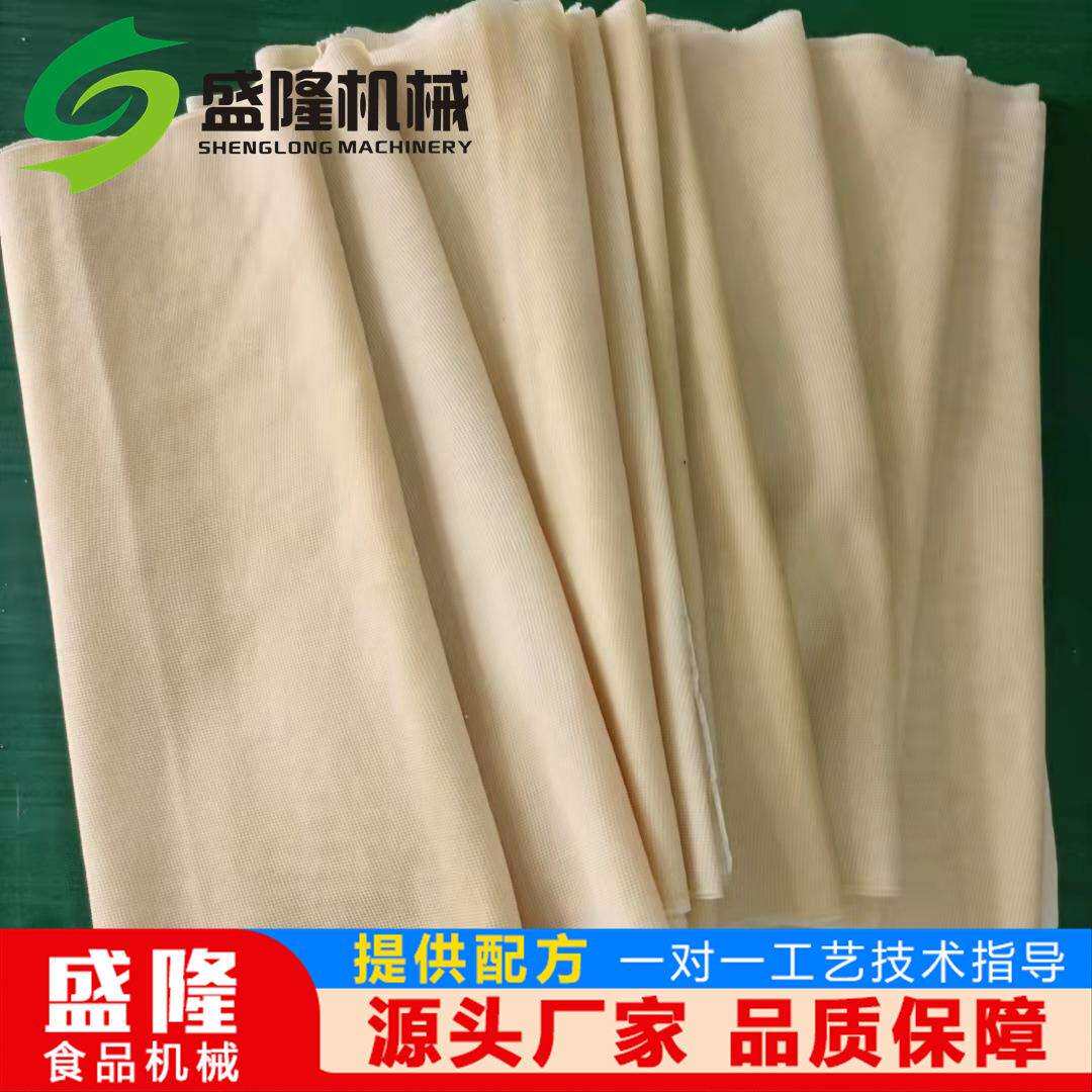 商用豆腐皮千张机小型千张机自动化操作生产素鸡机器