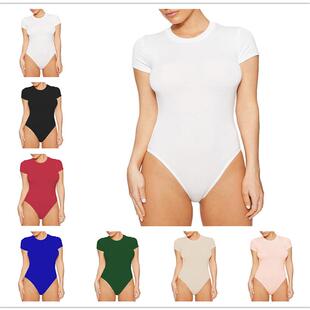 short tight jumpsuit sleeved fitting Women