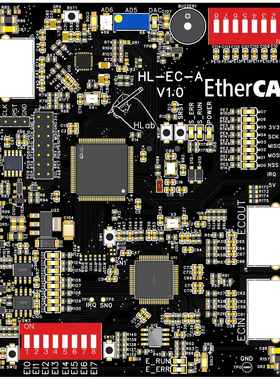 Ethercat学习板、开发板 基于STM32F4+LAN9252+SOEM｜B站：HLABS
