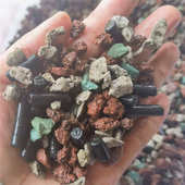 用石砂景观造景底水族箱 微 活性炭砂装 饰化妆彩虹鱼缸