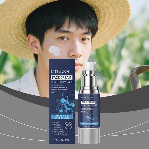 East Moon Men's Care Facial Cream - A moisturizing and revit