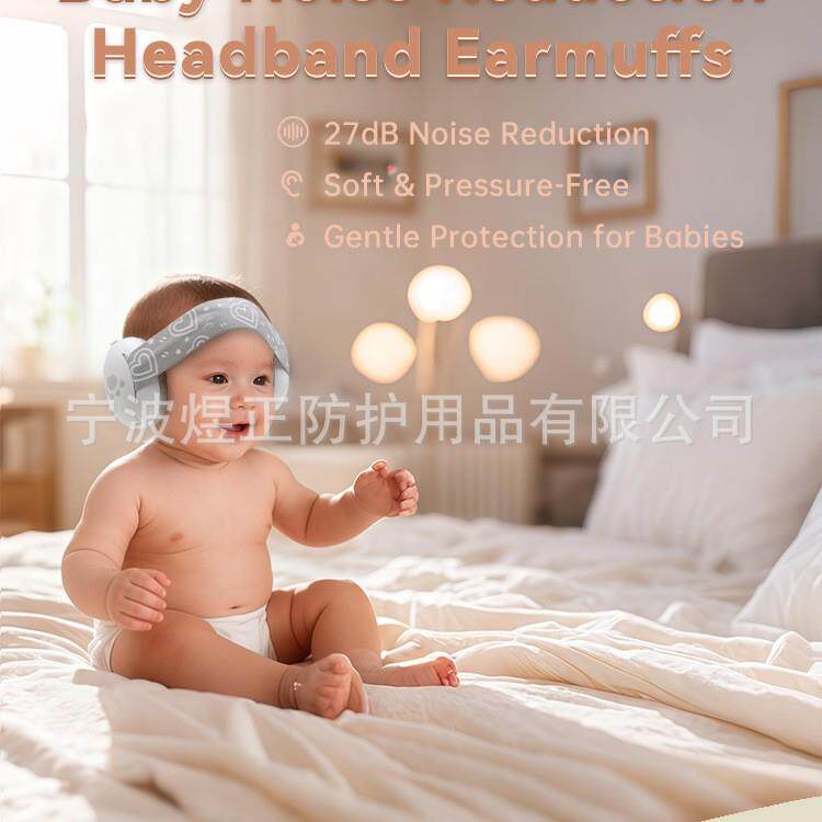 隔音耳罩儿童婴儿宝宝幼儿防噪音睡眠儿童婴儿防护降噪静音耳罩