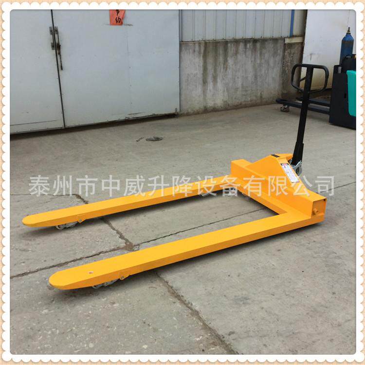卖1T2TT5T液推压叉车装搬 手动运车 HYC托盘车 手地牛 缷老虎车