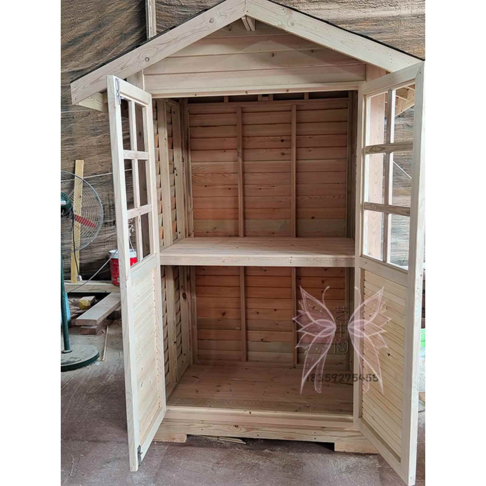 室外定制防腐木工地面污水机房景区花园小屋阳台工具房公园仓库