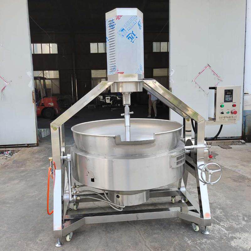 大型网红奶枣搅拌设备 不沾不糊食品厂全自动奶枣搅拌机器 奶枣机