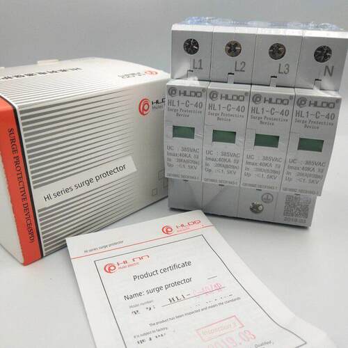T2上海迅雷电涌保护器迅雷防御者h1 - c40 / 4p 40Ka三相电涌保护
