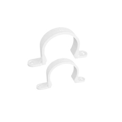 pvc水管塑料骑马卡50半边码6分水管固定卡箍20 3225马鞍卡欧姆卡