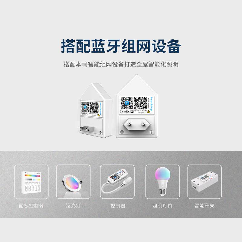 LED控制器智能网桥组网系列同步分组灯带筒灯灯光调控联网控制
