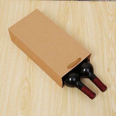 Thick Material Red Hand Bag Kraft Paper Bag Storage Bag
