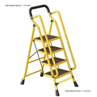 梯子加宽加厚特宽踏板扶手室内装修便携老年人梯子梯子家用折叠