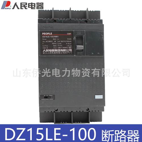人民电器DZ15LE-100/4901 2901 100A DZ15LE-100T