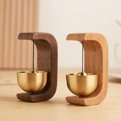 Magnetic Wood Doorbell Wind Chime Magnetic Attached