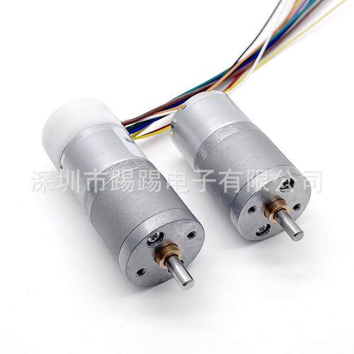 厂家生产12V开环控制带编码器齿轮电机24V 2430无刷减速电机