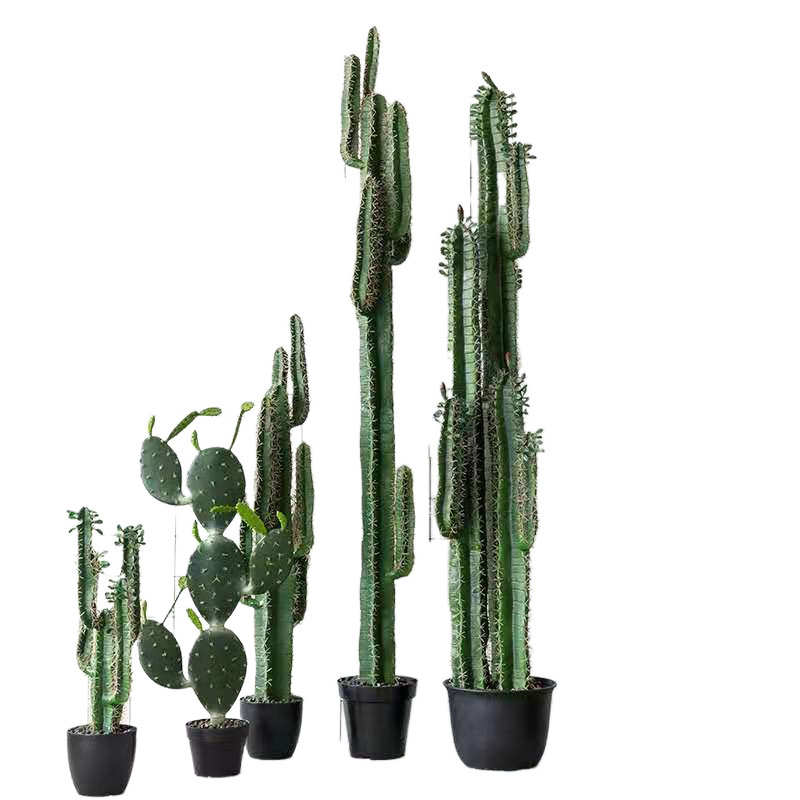 北欧仿真绿植仙人掌大型仙人柱室内橱窗落地简约装饰植物盆景假树图片