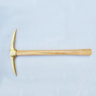 铜镐防爆镐头一头尖扁带木柄塑柄工具矿工专用志卫厂家铝制