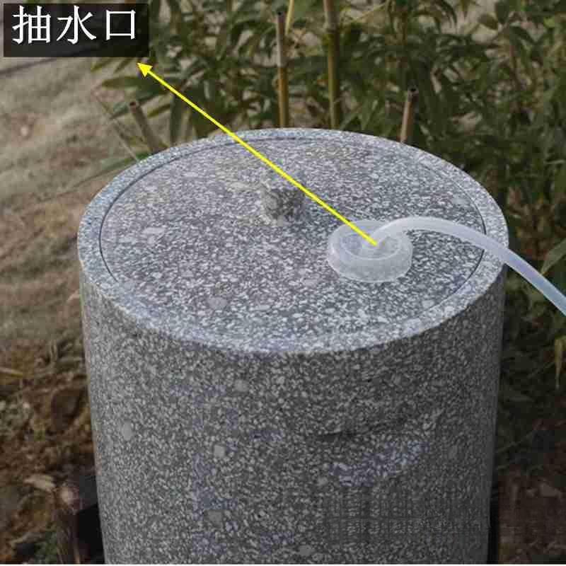 麦饭石水桶饮水机过滤非紫砂水缸水缸 茶道储水罐净化无