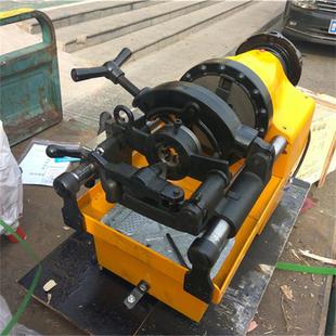 华策2寸多功能水管镀锌管开牙机套丝机M8 M24圆钢电动铰丝机