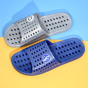 酒店宾馆洗澡拖鞋男夏室内家居防滑浴室漏水速干卫生间静音凉拖鞋
