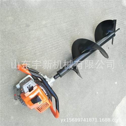 手提式小型种树挖坑机拖拉机带打孔机便携式钻孔机