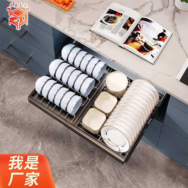 厨房拉架 架物抽屉抽篮置沥水橱柜碗碟碗盘盘缩架架拉伸带收纳,厨房/烹饪用具,厨房抽屉置物架,淘宝优惠券,粉丝福利购,淘宝优惠卷