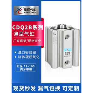 50DM外牙薄型气缸 CDQ2B12 星辰气动 ACQ