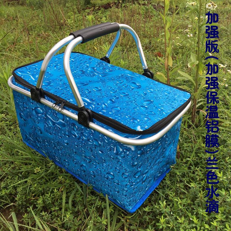 新款直销30L外卖保温包便携户外野餐篮保鲜冷藏车载保温箱保冷送