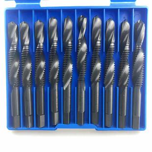 M12 HSS高速钢氮化黑色复合一体钻丝攻M3 哈尔滨申锌SXT 复合丝锥