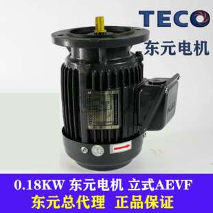 0.75KW1.5KW立AEVF 东元 0.37 电机0.18 AEMV3N刹车制动电机 立式