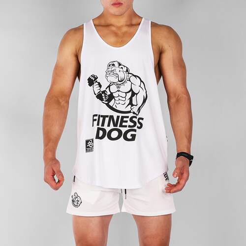Muscle Fitness Sleeveless T-shirt Sports Tank Top Men's