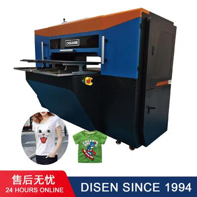 双工位数码直喷打印机服装衣服图案t恤纺织布dtg printer machine