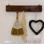 INS风覆古面实木挂钩庭院衣架壁挂衣帽中古服装 咖啡挂钩 店民宿