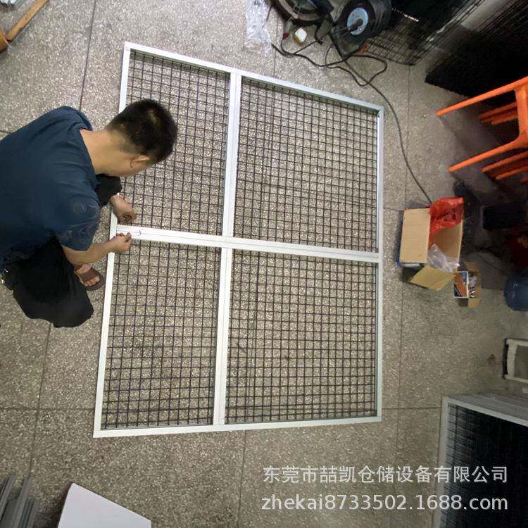 铝合金隔离网设备隔离栅栏仓库隔断分离网快递分拣区隔离铁丝网