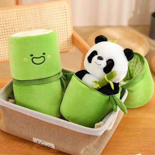 Kawaii Bamboo Panda Doll Plush Dolls Toy Soft Stuffed Plush
