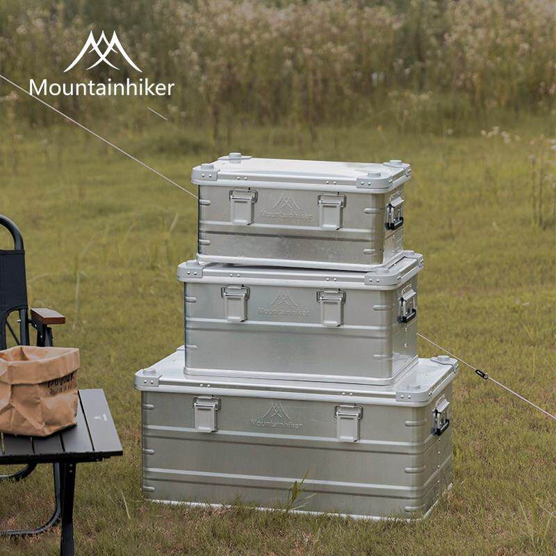 山之客户外露营铝合金收纳箱多功能车载大号后备箱自驾金属铝箱