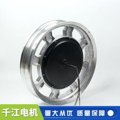 厂家供应17寸60V1200W独轮摩托车电机电动车直流无刷电摩电机