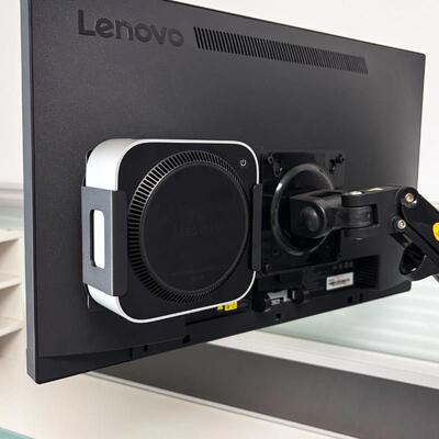 Mac Mini M4/M4Pro壁挂支架VESA显示器迷你主机机械臂壁挂支架