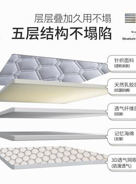 LWHKBQ1胶床垫软垫学床生舍加宿厚垫子榻乳榻米海绵垫褥单人租房