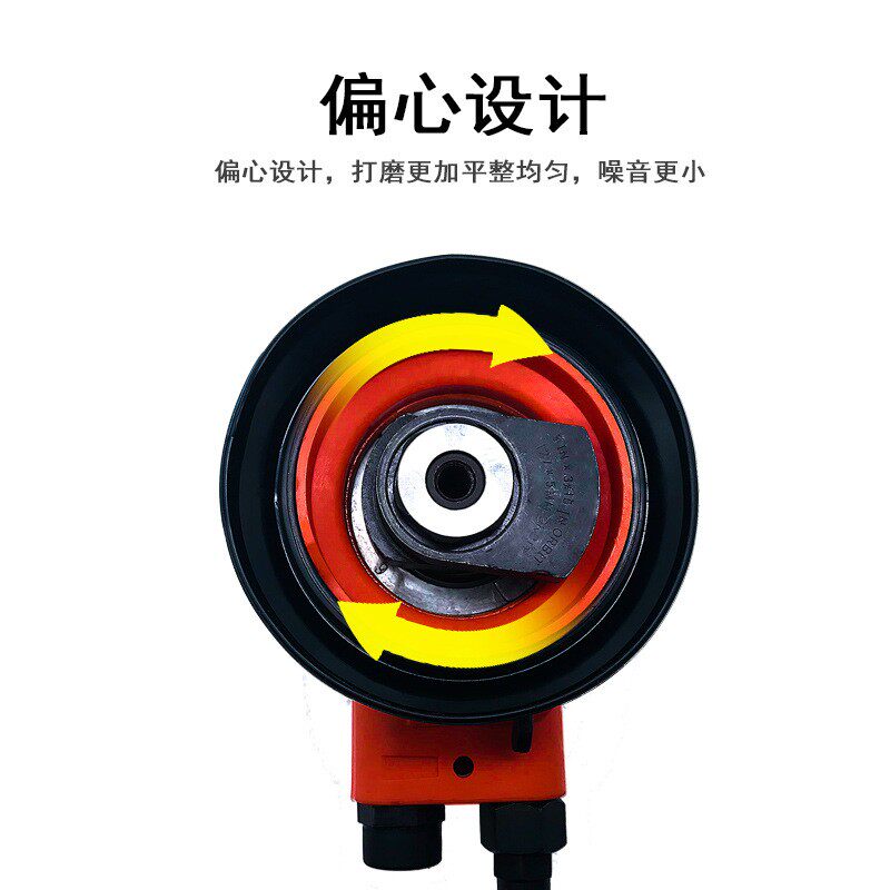 气美克拉动打磨机工业级汽车家具 吸抛光干磨砂车纸机汽打蜡机风