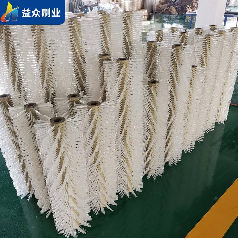 工业机械毛刷滚筒轮清洗除尘清洁刷辊尼龙丝毛刷辊定制量大优