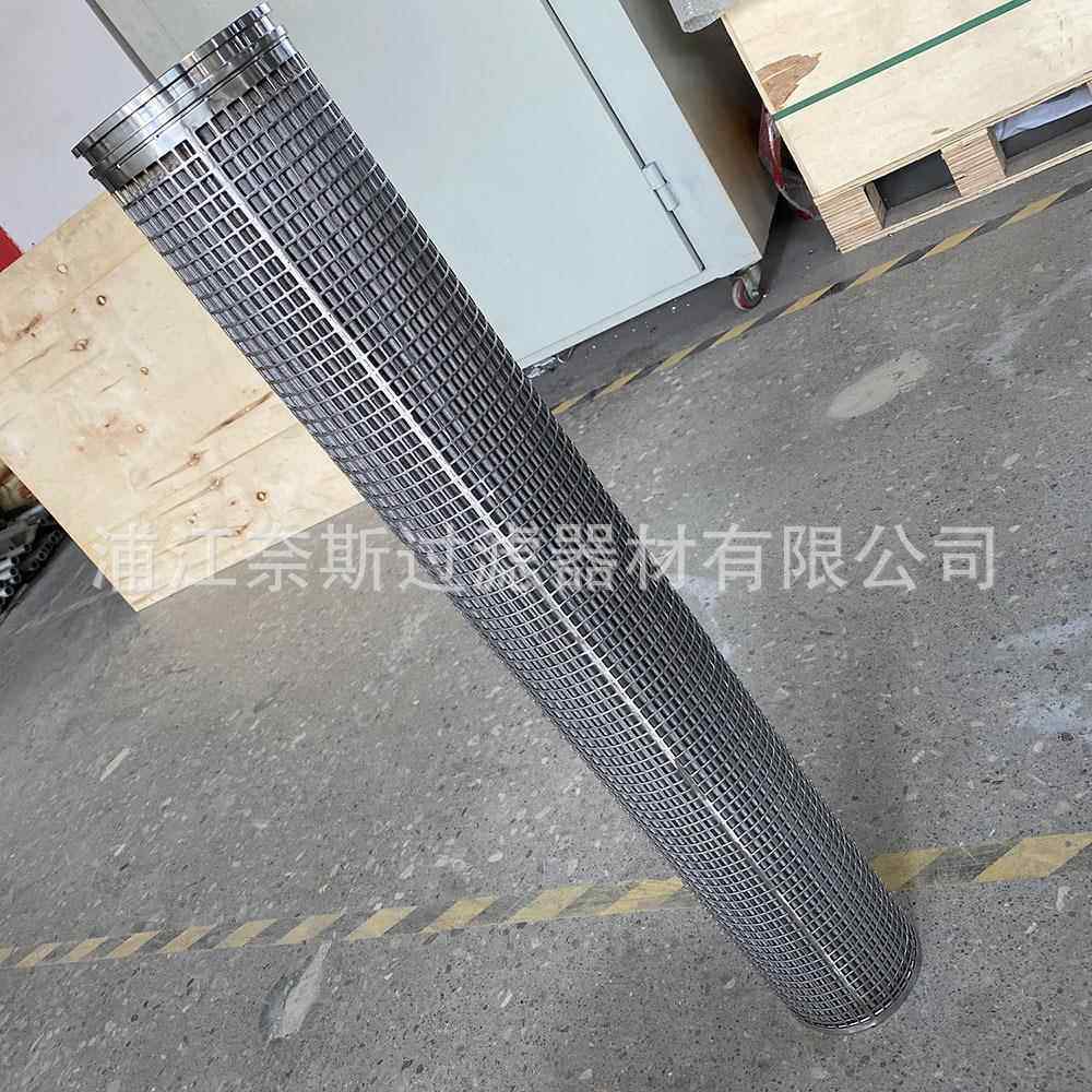 直销316折叠金属滤芯线金密分离绕滤芯配件可定制