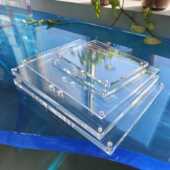 亚克力板透明板厚板 有机玻璃板打孔雕刻热弯造型厂家加工