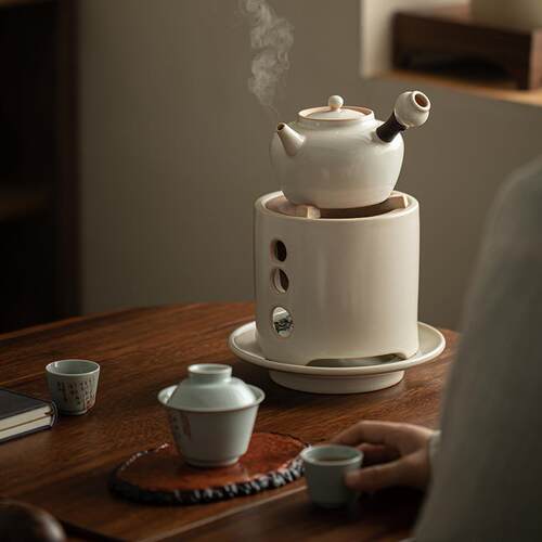 煮茶炭炉户外烧家用风炉围炉煮茶器水泡茶小火橄榄碳炉中式煮茶壶