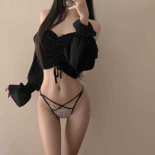 内裤女2条装纯欲少女内裤低腰蕾丝透气甜美镂空性感女士三角0607z
