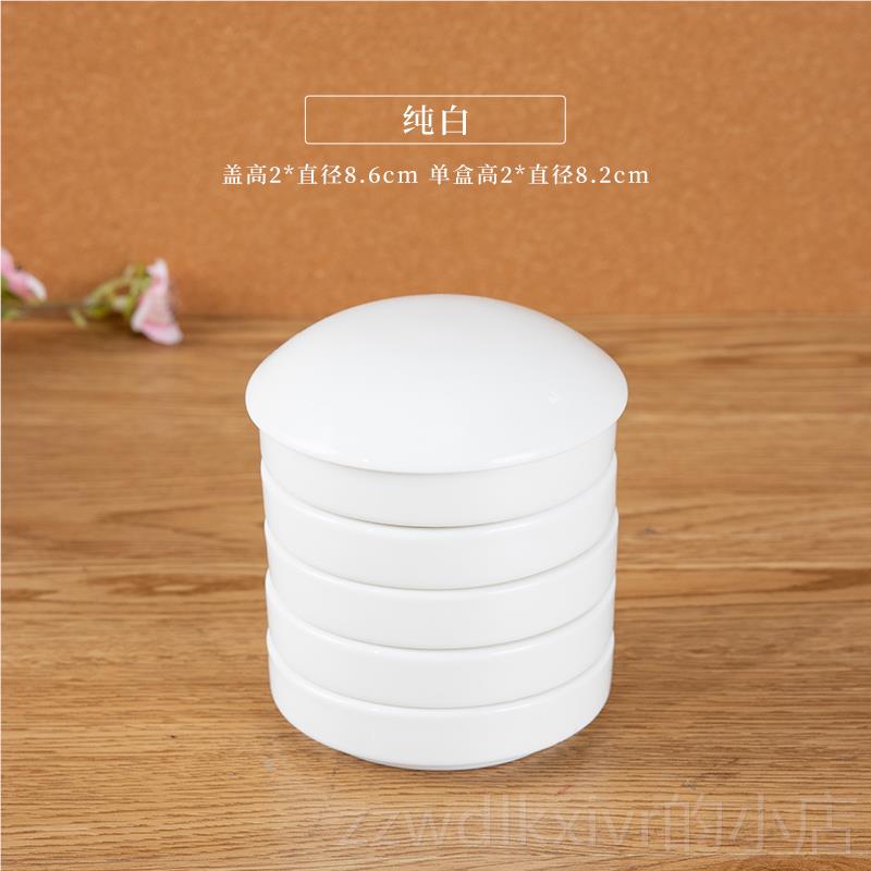 新款玉水湖颜笔国画料调色盘墨蝶墨盘文房毛笔法陶瓷水碟墨汁碟颜