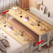 可移动桌桌懒电脑桌奢家人用小书户型见详情卧室轻跨床桌学生桌长