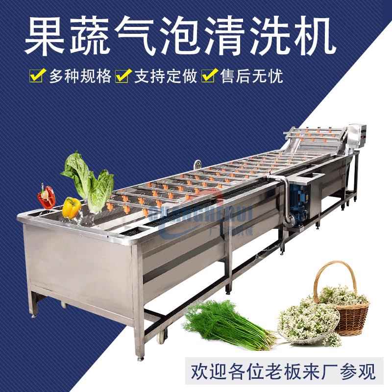 全自动洗菜机小龙虾生蚝清洗机果蔬气泡清洗机豆芽毛豆清洗机