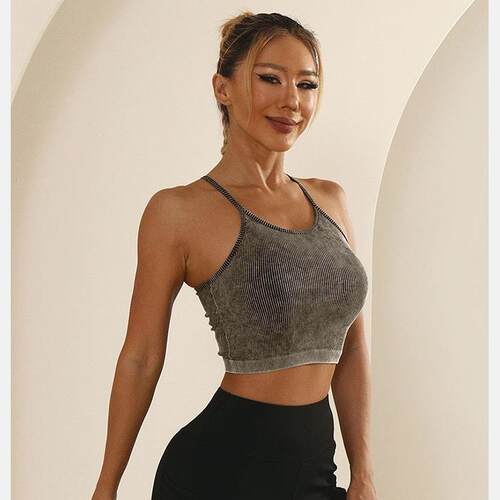Strap vest women's short sleeveless outerwear sports and