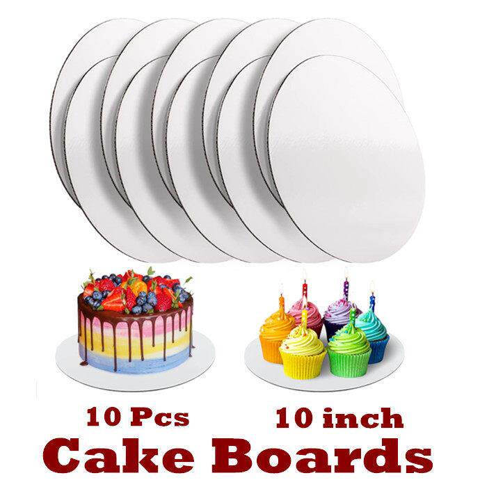 Cake Boards Cardboard Rounds Cake Base Pizza Plate Platter - 实物图